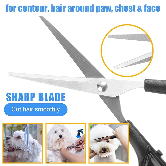 Pet Grooming Kit – Shedding Slicker Brush & Bath Massage Tool - Image 4
