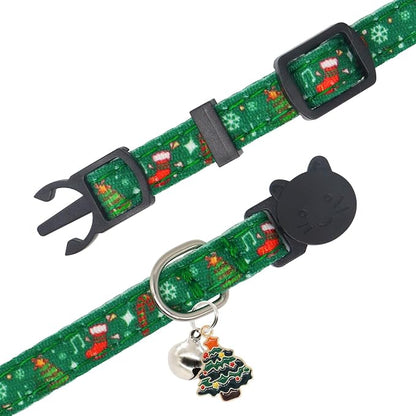 Christmas Cat Collar, Cotton 2 Pack Cat Collar - Image 5