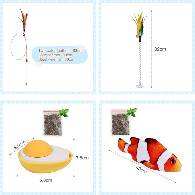 Kitten Starter Supplies Starter Kit, Including Bed, Litter Mat, Bowls and More - Image 7