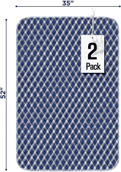 Non-Slip Bed Pads for Incontinence Washable, Waterproof Bed Pads, Bed Wetting - Image 2