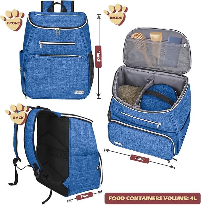 BAGLHER丨Dog Travel Bag Backpack, Airline Approved Pet Supplies Backpack - Image 3