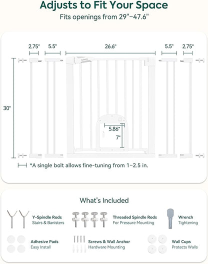 Babelio 29-48" Extra Wide Baby Gate - Image 4