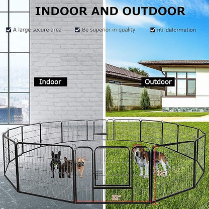 BestPet | Dog Playpen | 32 Inch, 16 Panels | Heavy Duty Metal Pet Exercise Pen - Image 6
