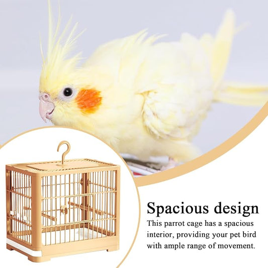 2025 New Carry Cage for Parakeet Portable 30x23x26cm Bird Travel Carrier Cage - Image 2