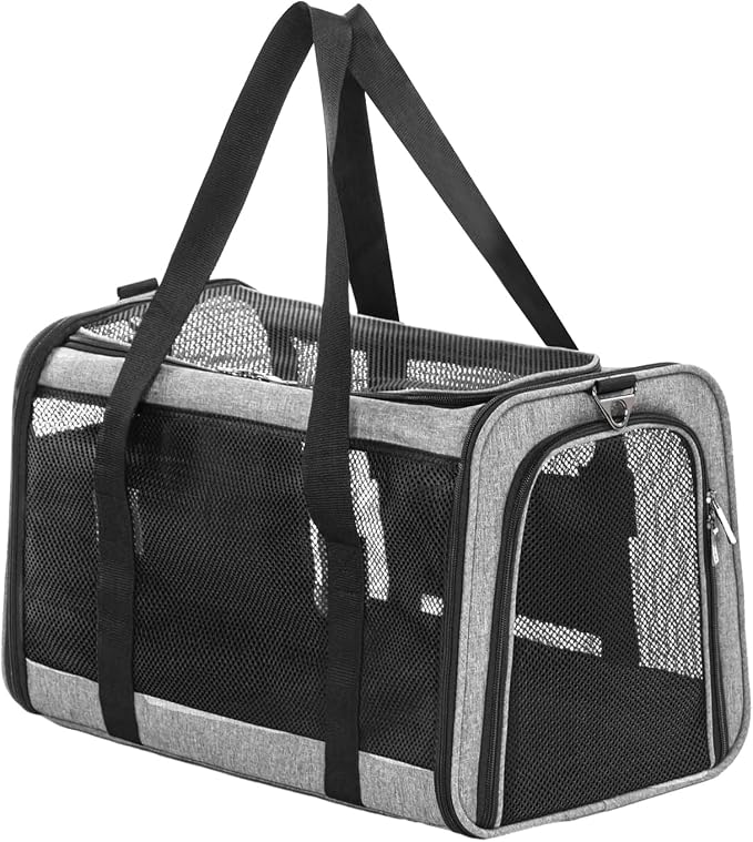 Petsfit Cat Carrier Dog Carriers Airline Approved, 3 Carrying Ways, Lightweight by Petsfit