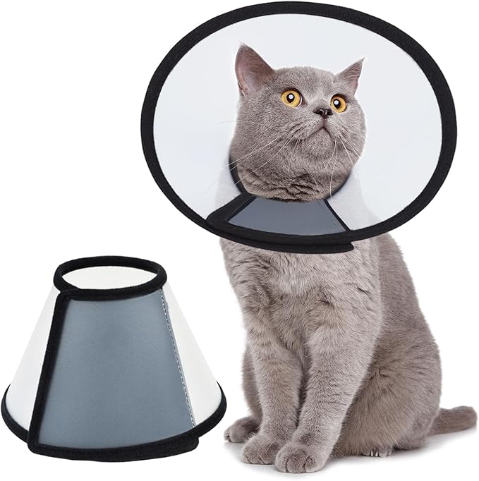 Vivifying Cat Cone, Adjustable Recovery Pet Cone, Three Sizes Lightweight - Image 8