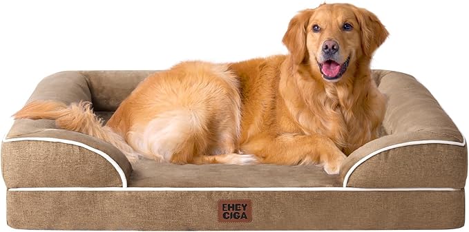EHEYCIGA Orthopedic Dog Beds for Extra Large Dogs, Waterproof Memory Foam XL by EHEYCIGA