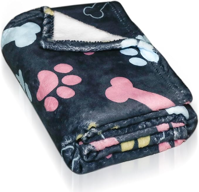 Dog Blankets for Large Dogs, Fuzzy Soft Pet Mat Throw Cover for Kennel Crate Bed - Image 7