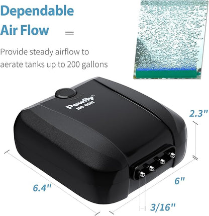 Pawfly Aquarium Air Pump Oxygen Pump - Image 6