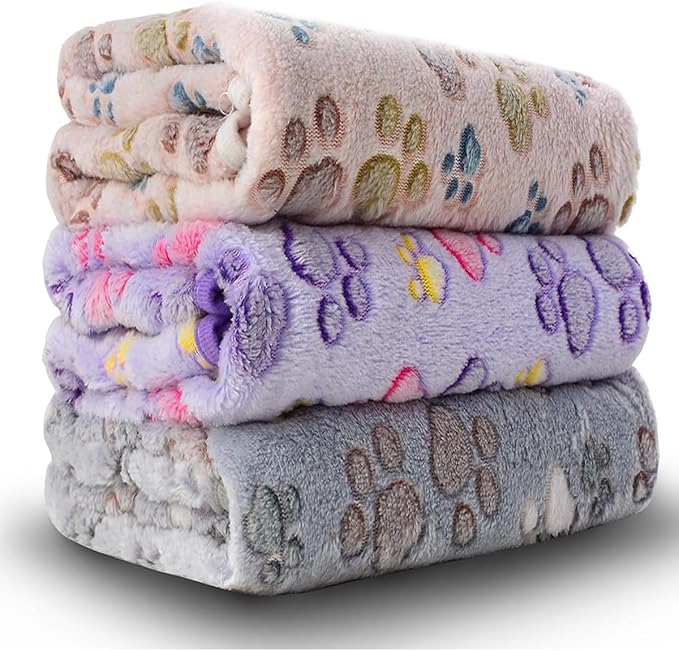 Dog Blankets for Large Dogs, Soft Fluffy Flannel Pet Blanket Mat Cover for Bed by NXDZI