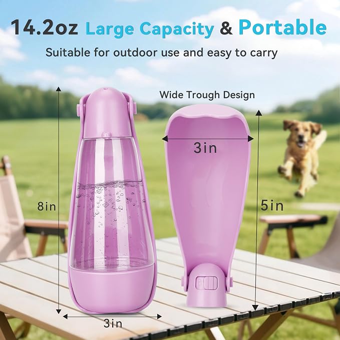UPSKY Dog Water Bottle | Portable & Foldable Dog Water Bottle | 3-in-1 Portable - Image 2