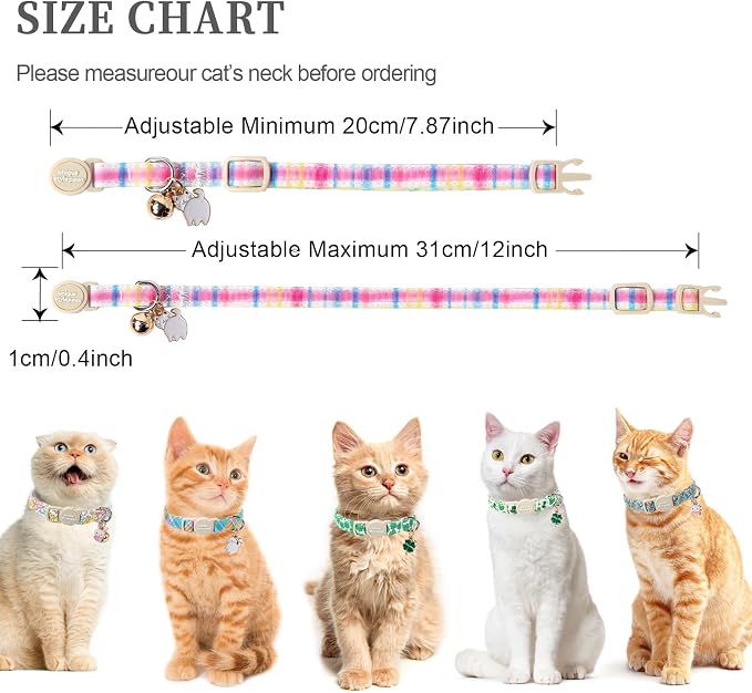 Unique style paws 2 Pack Easter Day Kitten Collar Breakaway - Image 4