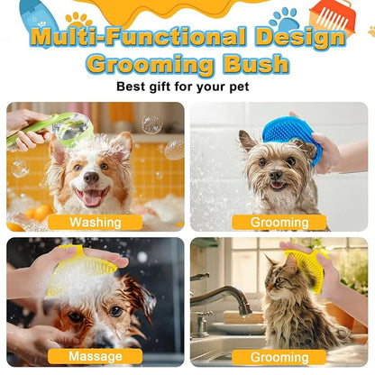 3Pcs Dog Bath Brush, Dog Scrubber - Image 5