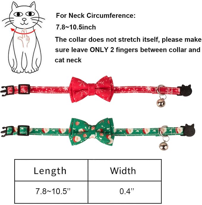 ADOGGYGO Christmas Cat Collar Breakaway - Image 5