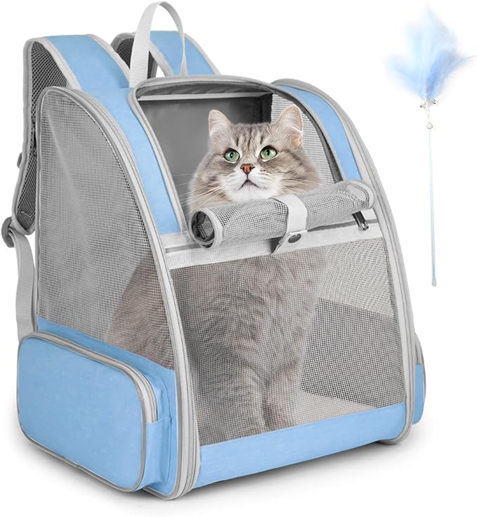 Cat Backpack Carrier, Large Pet Backpack by SSAWcasa