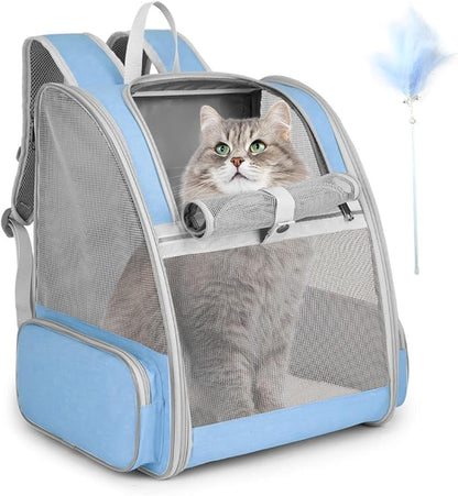 Cat Backpack Carrier, Large Pet Backpack by SSAWcasa