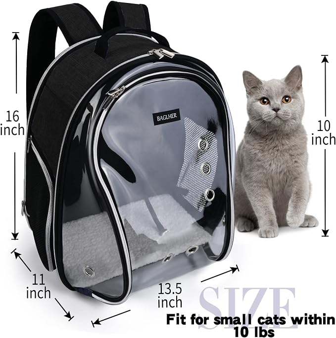 BAGLHER Cat Carrier Backpack Bubble - Image 5