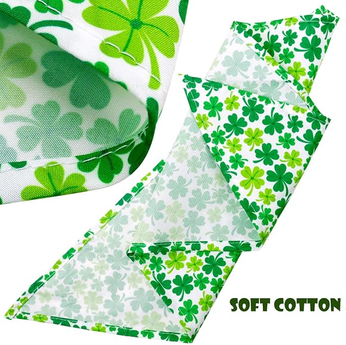 ULICO St. Patrick's Day Personalized Dog Bandana Embroidered Name Custom - Image 4