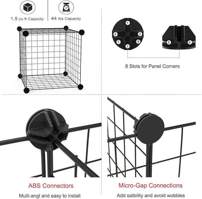 LANGXUN 16pcs Small Animal Playpen - Image 4