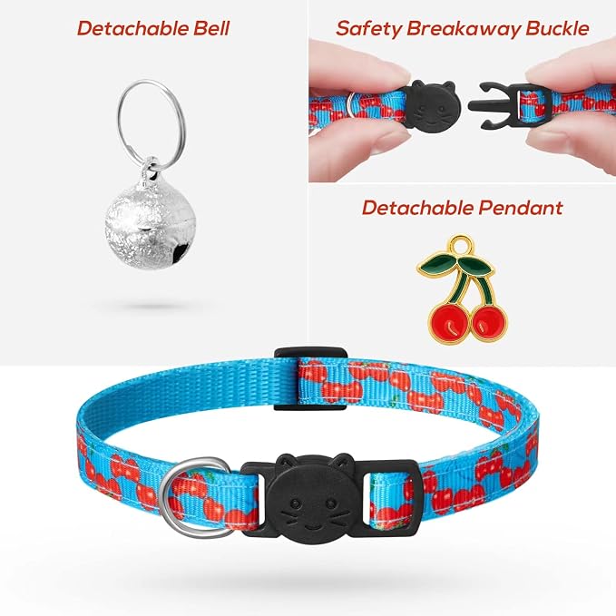 7 Pack Breakaway Cat Collars - Image 3