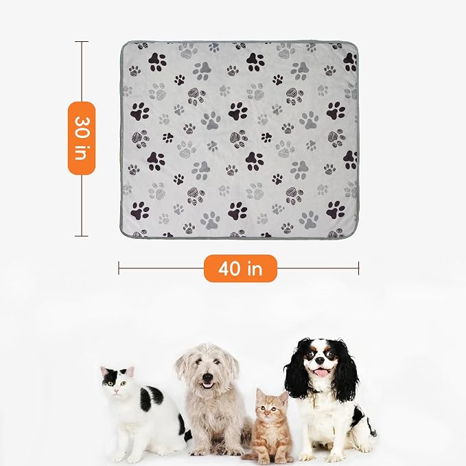 Waterproof Dog Blankets, Soft Fluffy Sofa Car Bed Protector, Reversible Sherpa - Image 2