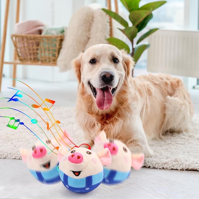 BABORUI Remote Control Interactive Dog Toys Pig, Jumping Squeaky Dog Toys - Image 7