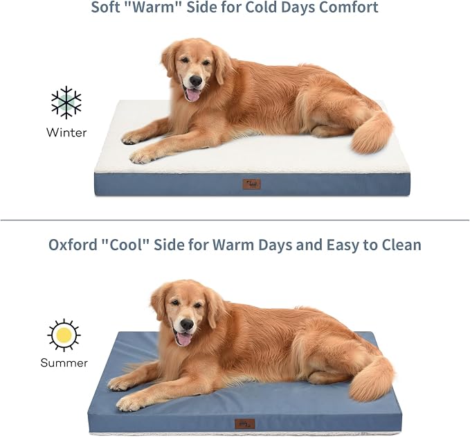 Orthopedic Dog Bed for Extra Large Dogs, XL Comfort Pet Mat for Large Sized Dog - Image 3
