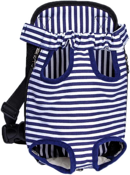 Dog Carrier Comfortable Legs Out Front Pet Carrier Backpack Cat Puppy Tote by YINGJEE