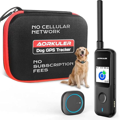 Aorkuler GPS Dog Tracker – Track Your Dog Up to 3.5 Miles Without Phone or Cell by Aorkuler