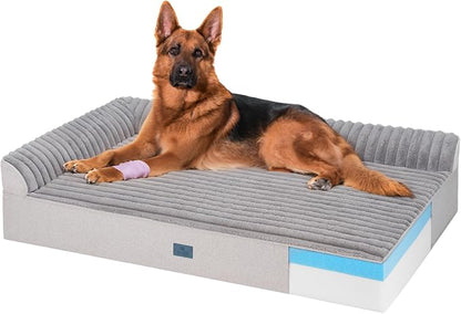 Veehoo Orthopedic Dog Bed for Large Senior Dogs, 7 Inch Thick XXL Memory Foam by Veehoo