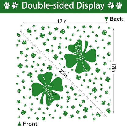 St. Patrick's Day Dog Bandana, 2 Pack Adjustable Holiday Party Pets Saint - Image 5