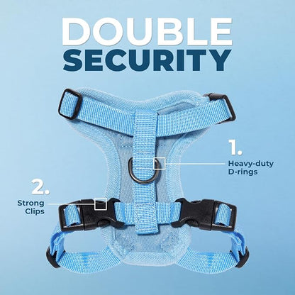 Voyager Escape-Proof Step-in Lock Cat Harness & 5ft Neoprene-Handle Leash Set - Image 2