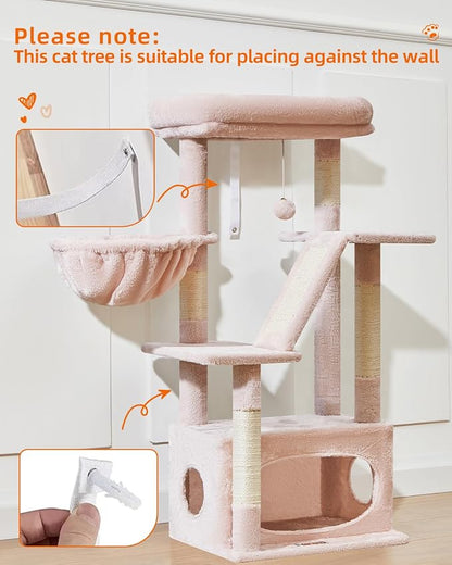 Taoqimiao Cat Tree, 38.5-Inch Cat Tower - Image 9