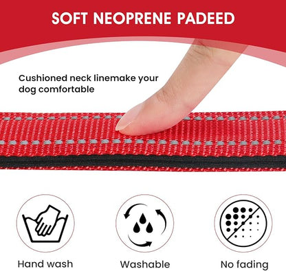 Reflective Dog Collar Padded - Image 3