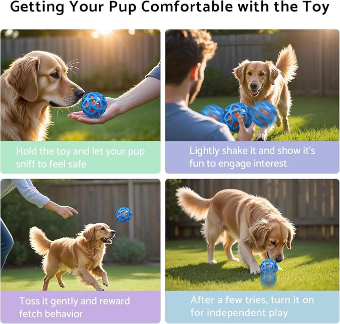 seagi Interactive Dog Toys – Durable Automatic Bouncing & Vibrating Interactive - Image 6