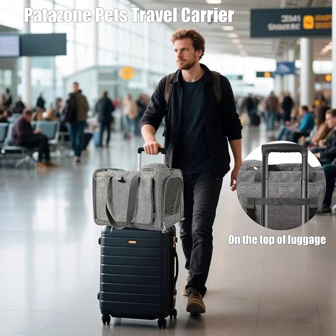 Soft Cats Carrier for Small Dogs Carriers Airline Approved Puppy Travel Bag - Image 4