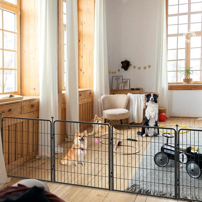 Dog Playpen 32 inch 12 Panels Indoor Dog Pen - Image 7