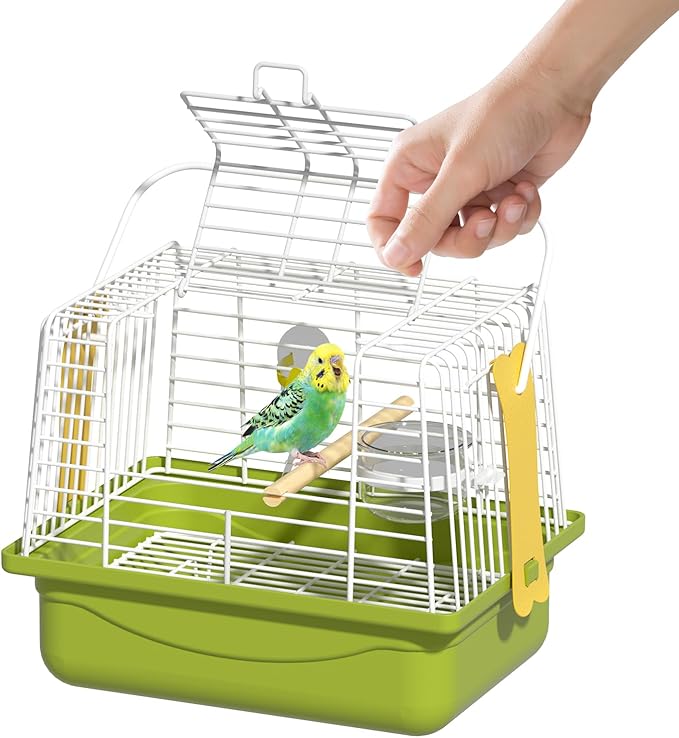Small Bird cage, Travel Cage for Birds and Small Animals, Parakeet cage by Unknown