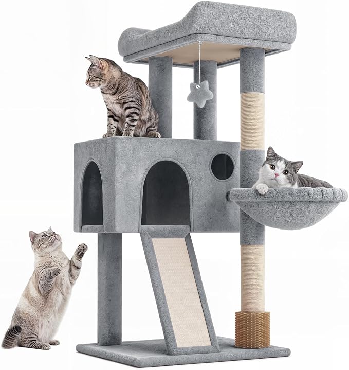 36-Inch Cat Tree Tower for Small and Medium Indoor Cats, Condo & Scratching by Unknown