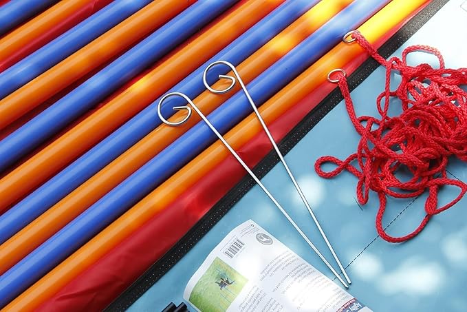 PAWISE Dog Agility Training Equipment, 12 Weave Poles - Image 6