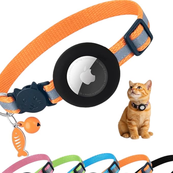 AirTag Cat Collar Airtag Holder by AmazeGoods