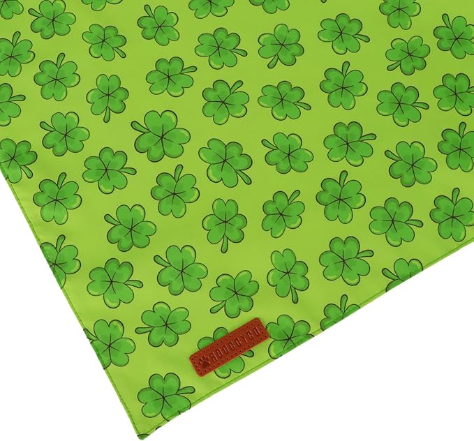 ADOGGYGO St Patrick Dog Bandana 2 Pack, Reversible Shamrock Pet Scarf Bib - Image 6
