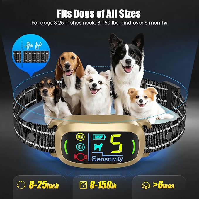 Smart AI Bark Collar for Large Medium Small Dogs, Anti Barking Device - Image 5