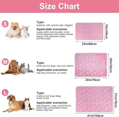 Dono 1 Pack 3 Dog Blankets, Soft Fluffy Fleece Pet Blanket Warm Sleep Mat Paw - Image 3