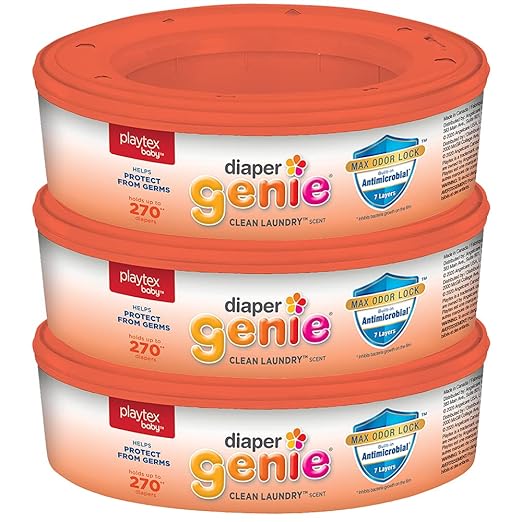 Diaper Genie Complete Pail | Includes 3 Refills that hold up to 810 - Image 4