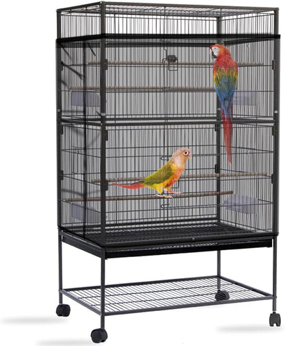 Daoeny Bird Cage Seed Catcher, Large Bird Cage Cover, Adjustable Soft Airy by Daoeny