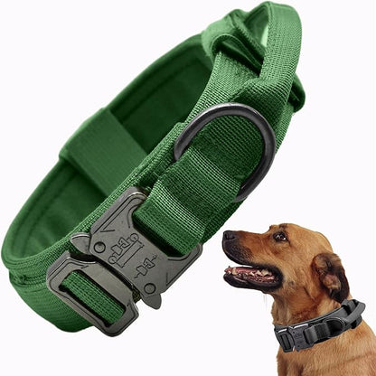 Tactical Dog Collar, Adjustable Military Training Nylon Dog Collar by CADONO