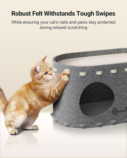 DownyPaws Cat House for Indoor Cats, Cat Bed Cave for Multiple & Large Cats Up - Image 5