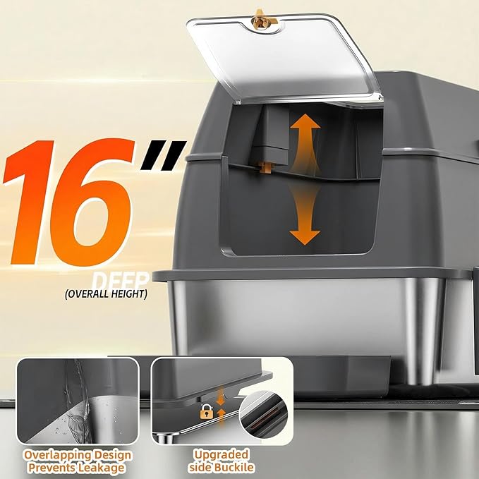 Stainless Steel Litter Box - Image 6