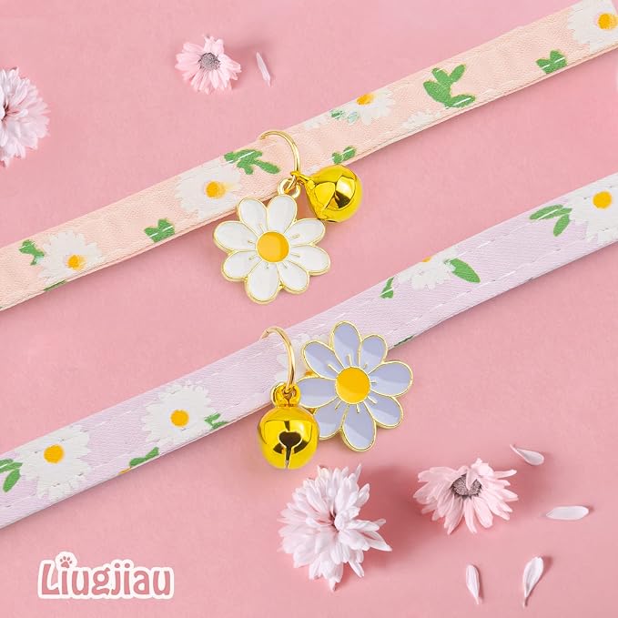 2 Pack Cotton Breakaway Cat Collar - Image 7